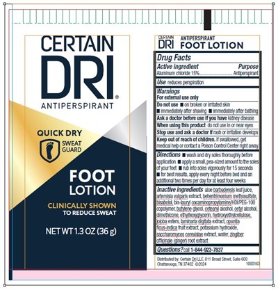 Foot Lotion Label (Foot Lotion Label)
